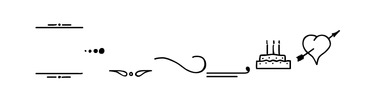 iCiel Finch Ornaments  Free Fonts Download