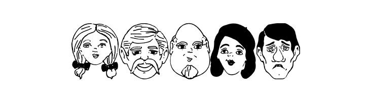 Guess Who?  Free Fonts Download