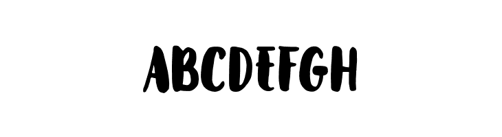 ABCDEFGH Metasha Font