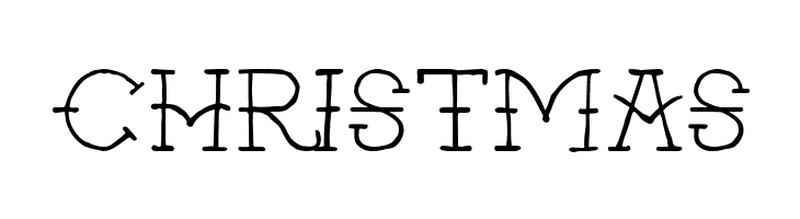 CHRISTMAS Tattoo GirlFW Font