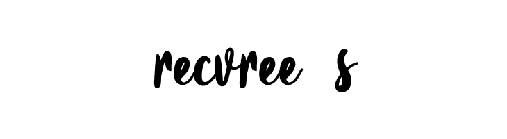 recvree%2527s Amanise Font