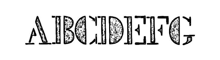 Mck Stencil Xray Regular  Free Fonts Download