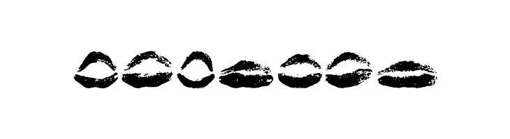 26 More Kisses Regular  Free Fonts Download