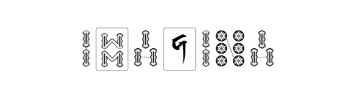 Hi Mahjong Regular  Free Fonts Download