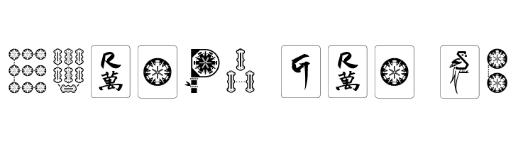 Hi Mahjong Regular  Free Fonts Download