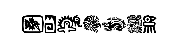 Aztecs Icons  Free Fonts Download