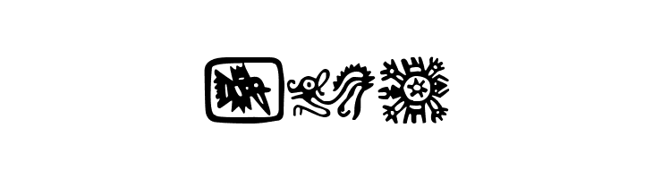 Aztecs Icons  Free Fonts Download