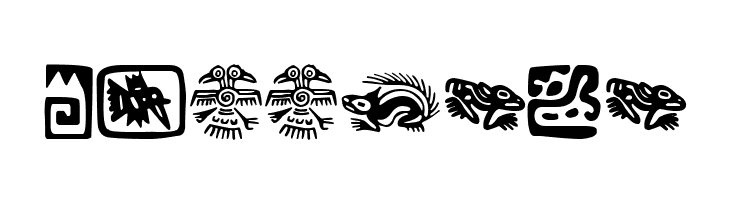Aztecs Icons  Free Fonts Download