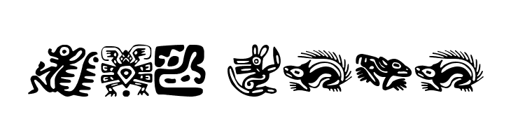 Aztecs Icons  Free Fonts Download
