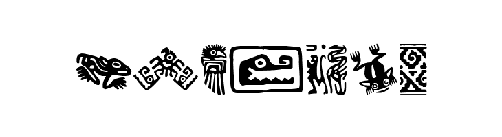 Aztecs Icons  Free Fonts Download