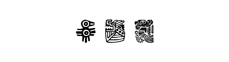 Aztecs Icons  Free Fonts Download
