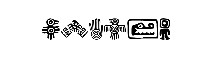 Aztecs Icons  Free Fonts Download