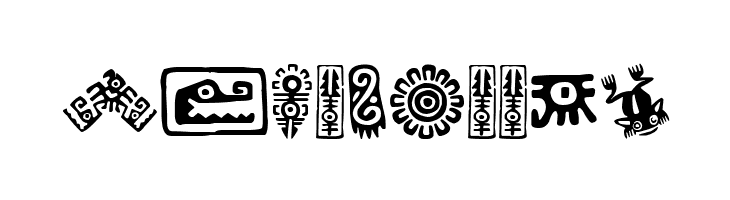 Aztecs Icons  Free Fonts Download