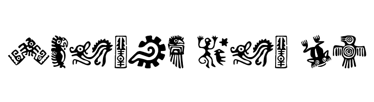 Aztecs Icons  Free Fonts Download