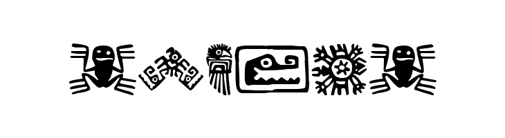 Aztecs Icons  Free Fonts Download