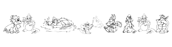 Delightful Lil Dragons  Free Fonts Download