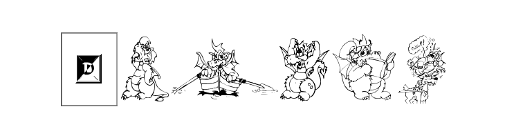 Delightful Lil Dragons  Free Fonts Download