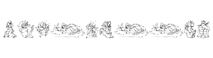 Delightful Lil Dragons  Free Fonts Download