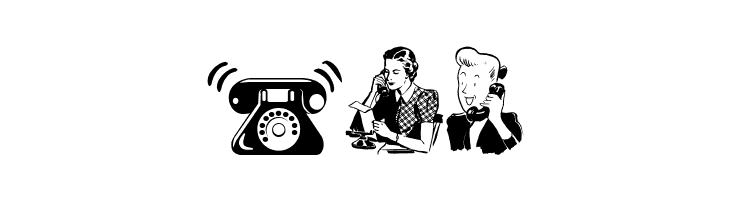 I AM TELEFONO  Free Fonts Download