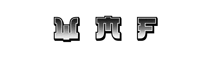 Kamikaze 3D Gradient Regular  Free Fonts Download