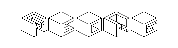 Qbicle 2 BRK  Free Fonts Download