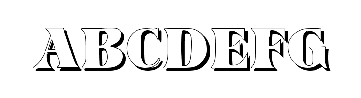 Domino Shadow  Free Fonts Download