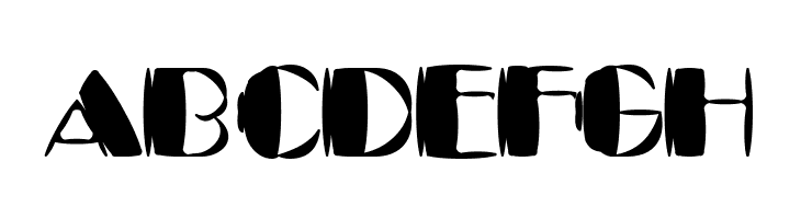 ABCDEFGH Kaptain Kurk Font