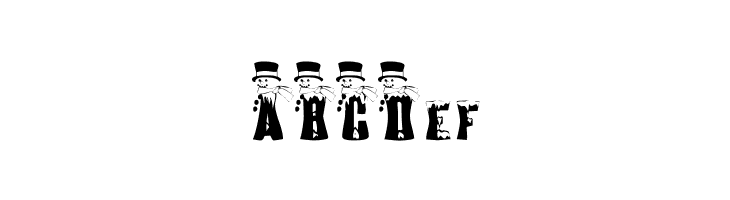AL Snowmen  Free Fonts Download