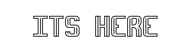 Intersect C BRK  Free Fonts Download