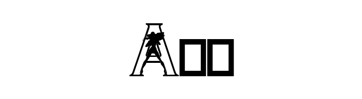 Alpha-Silouettes 2  Free Fonts Download