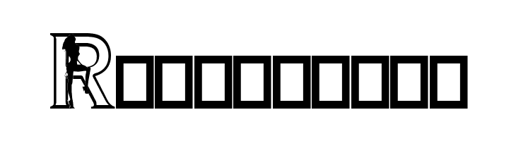 Alpha-Silouettes 2  Free Fonts Download