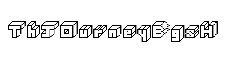 3D Thirteen Pixel Fonts Regular  Free Fonts Download