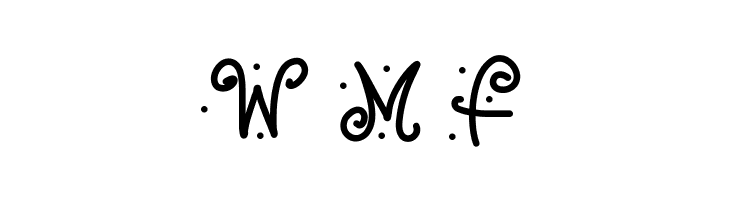 PWCurvesAndDots  Free Fonts Download