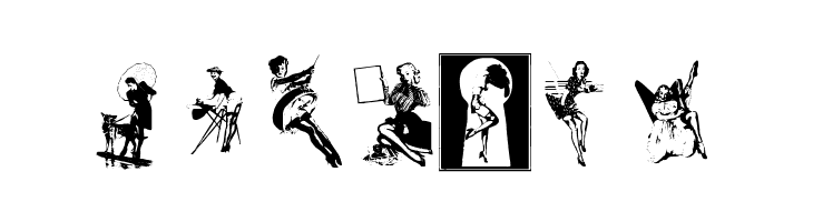 Elvgren Pin-ups  Free Fonts Download