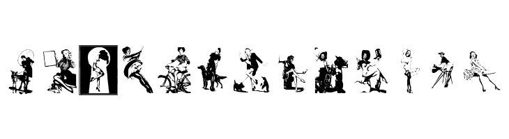 Elvgren Pin-ups  Free Fonts Download