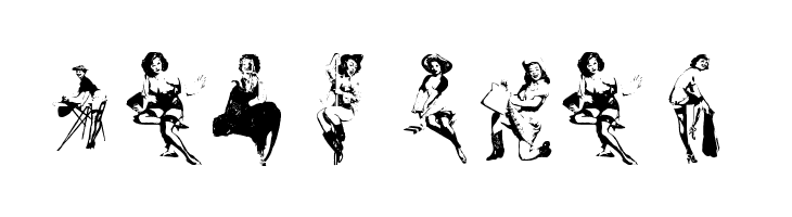 Elvgren Pin-ups  Free Fonts Download