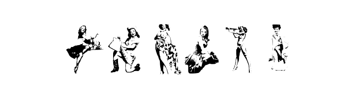 Elvgren Pin-ups  Free Fonts Download