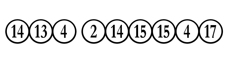 NumberpileReversed-Regular  Free Fonts Download