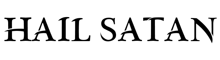 HAIL%2BSATAN Akbaal Font