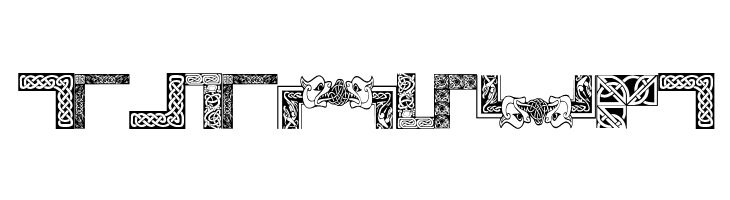 Celtic Frames  Free Fonts Download