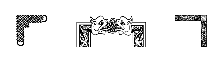 Celtic Frames  Free Fonts Download