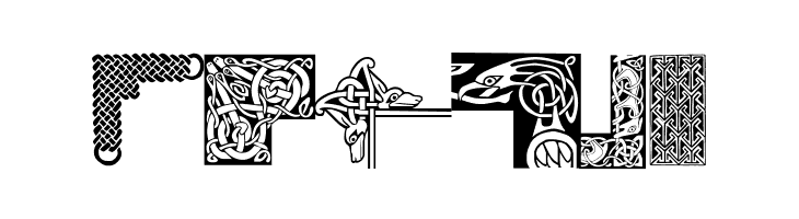 Celtic Frames  Free Fonts Download