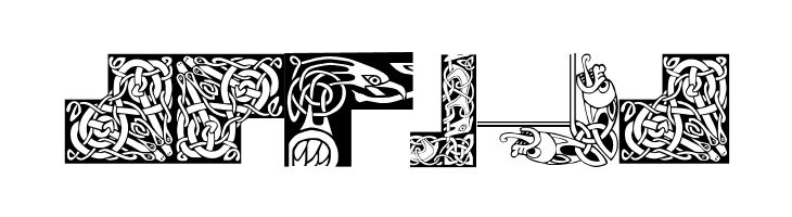 Celtic Frames  Free Fonts Download