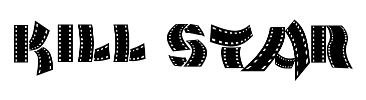Movie Filmstrip  Free Fonts Download