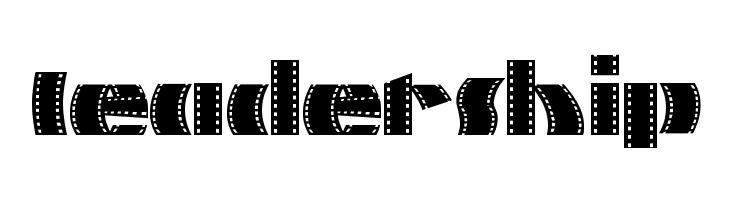 Movie Filmstrip  Free Fonts Download