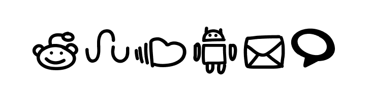 PWHandySocialIcons  Free Fonts Download