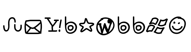 PWHandySocialIcons  Free Fonts Download