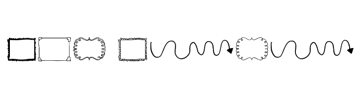 KG Flavor and Frames Three  Free Fonts Download