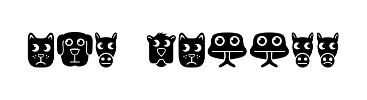 Animales Regular  Free Fonts Download
