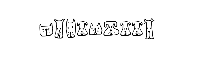 Cats and Dogs Regular  Free Fonts Download